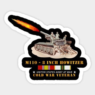 M110 - 8 Inch - Crew Firing w COLD SVC Sticker